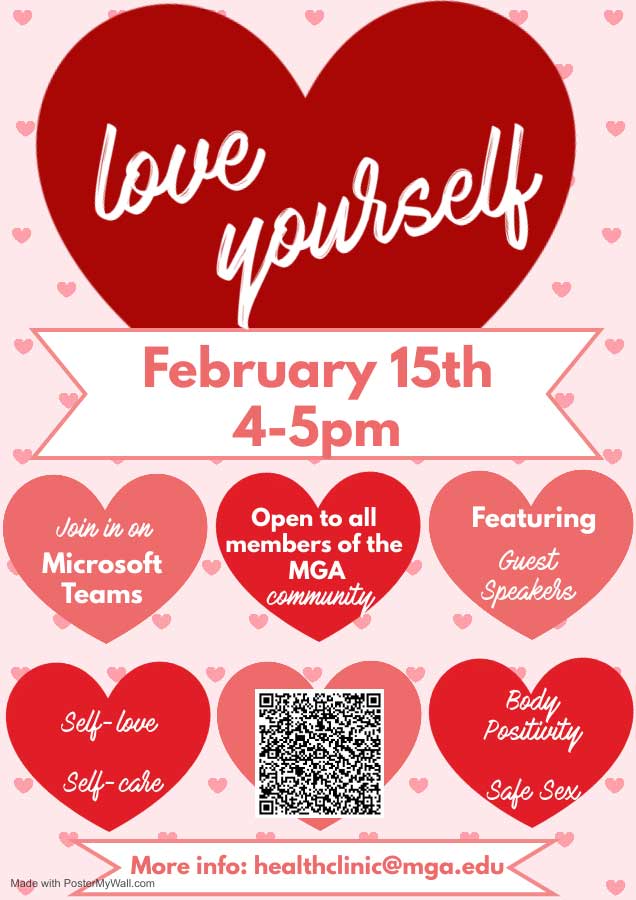Love Yourself event flyer.