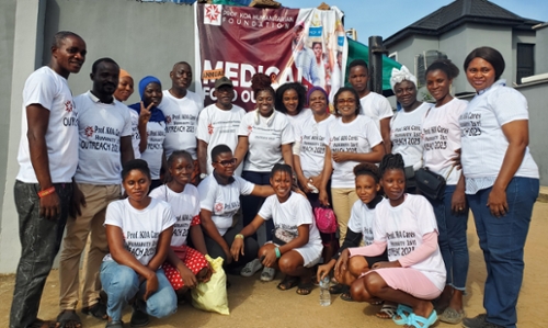Oluwakemi Agbebi recently traveled to her home country of Nigeria to provide food, financial, educational, and healthcare support to residents of the city of Lagos. 