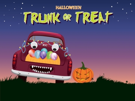 Trunk or Treat graphic. 