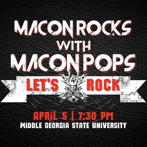 “Macon Rocks with Macon Pops” graphic. 