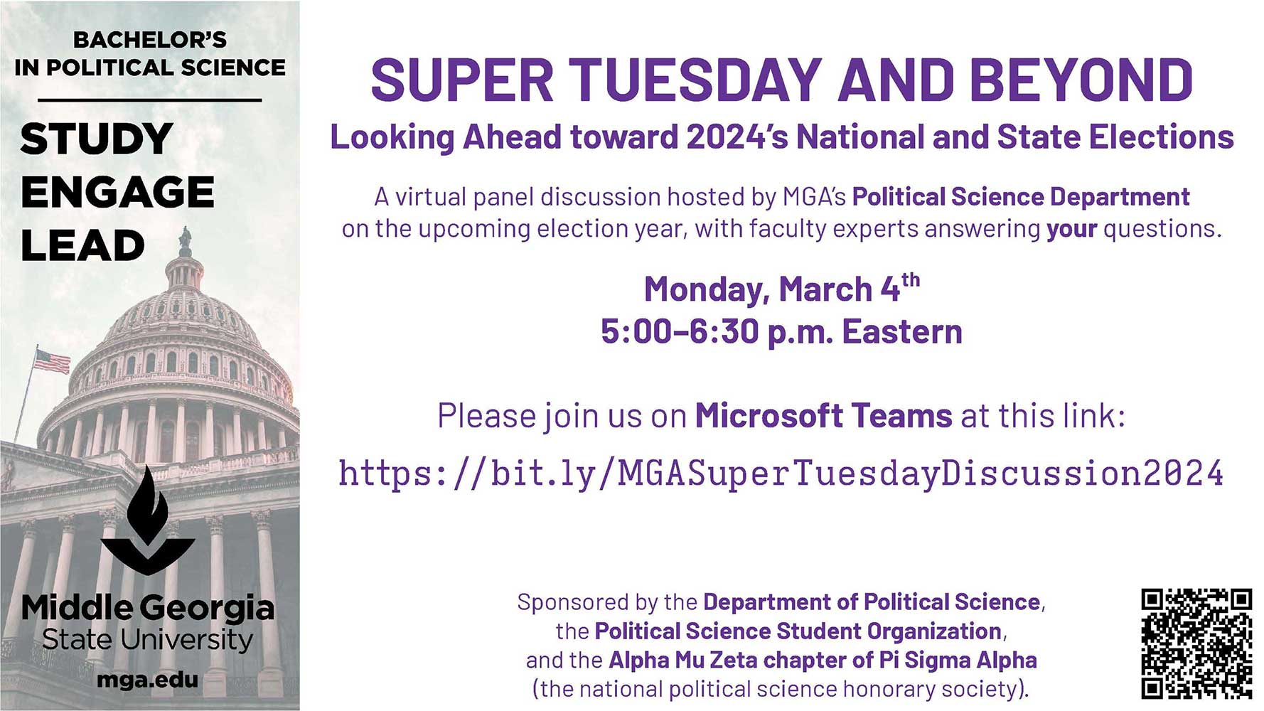 Super Tuesday and Beyond: Looking Ahead toward 2024’s National and State Elections flyer.