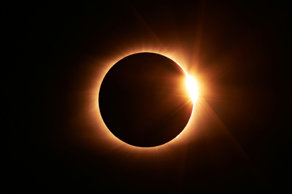 Total solar eclipse. 