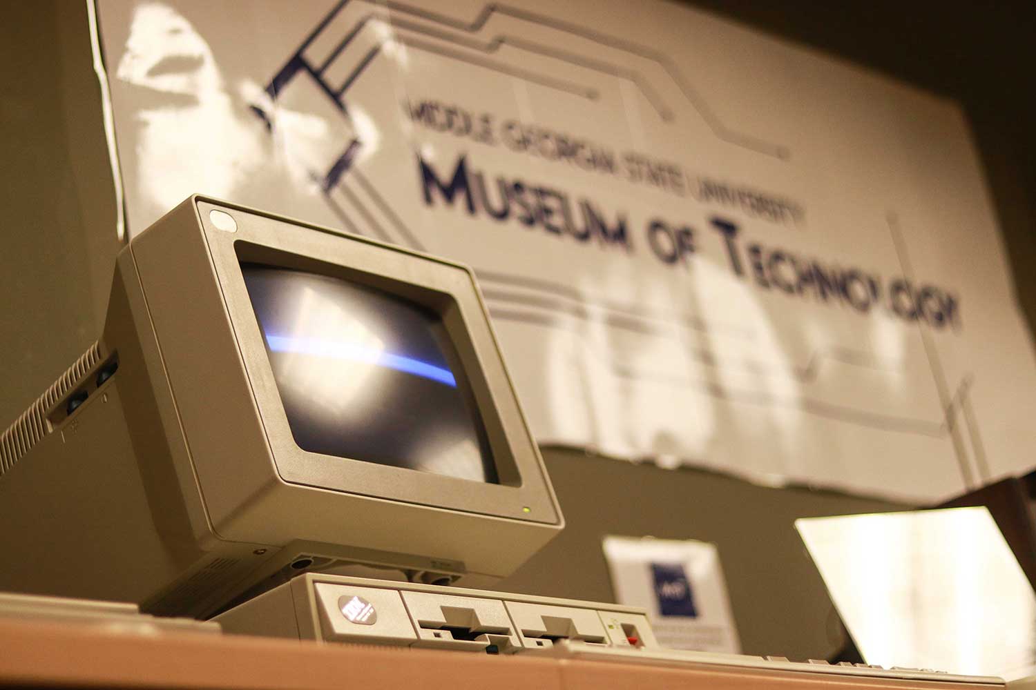 Vintage computer in the Museum of Technology.