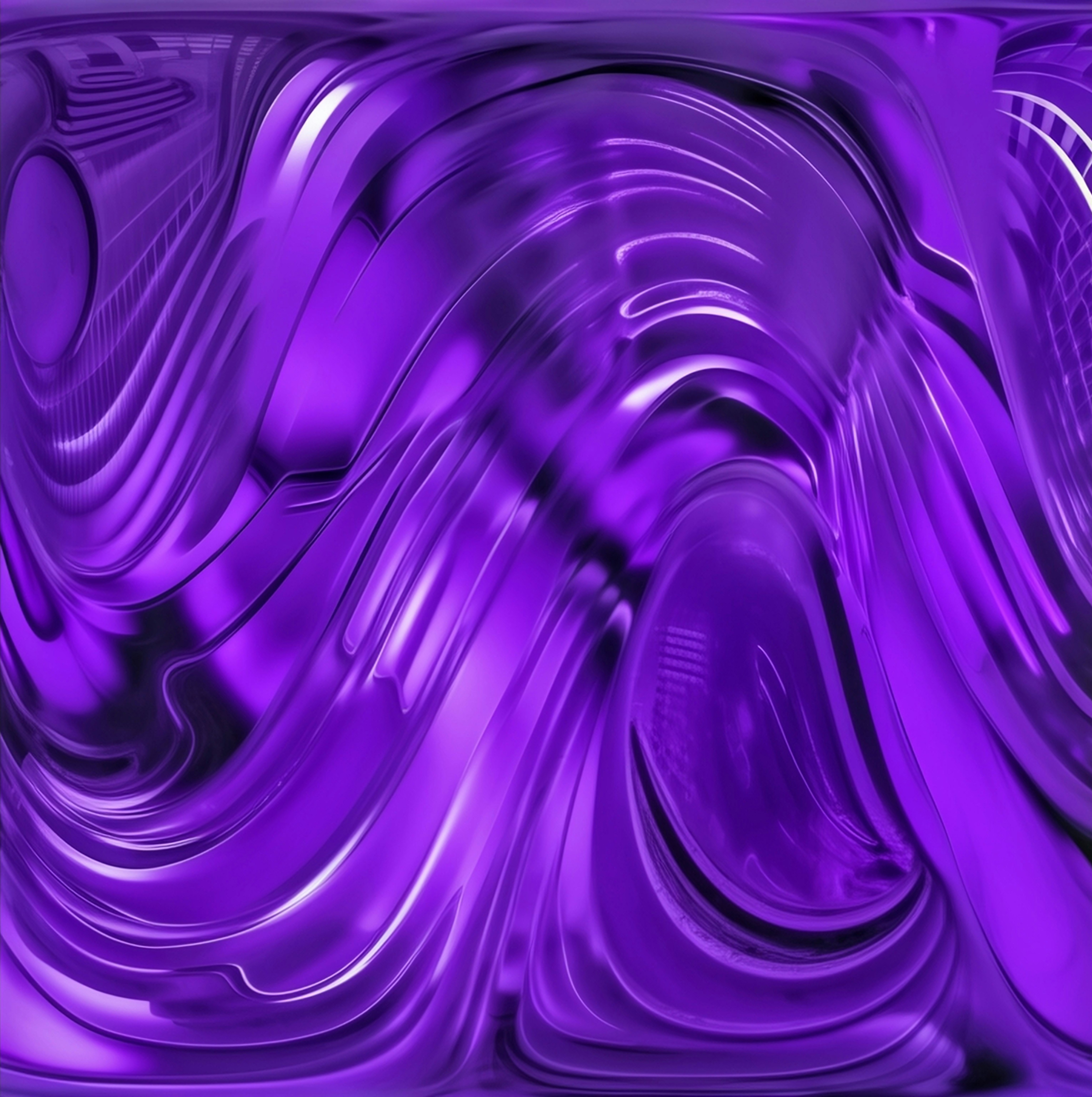 Purple wavy abstract art.