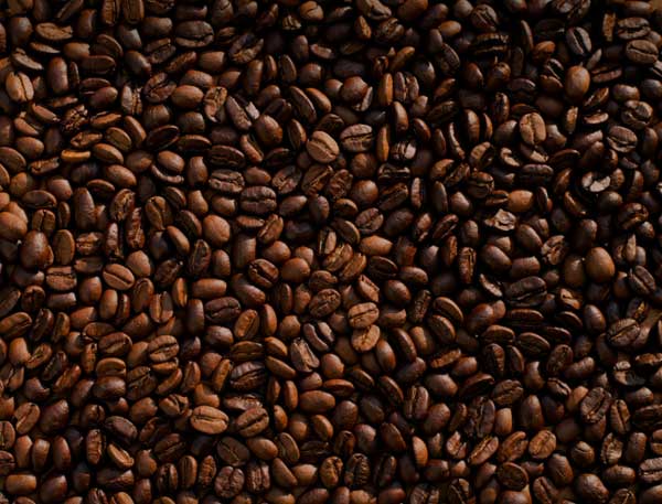 Coffee beans.