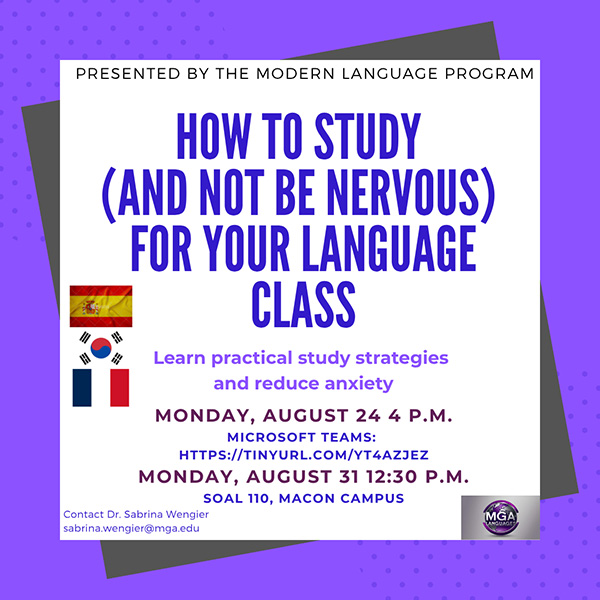 Flyer with same info as description.