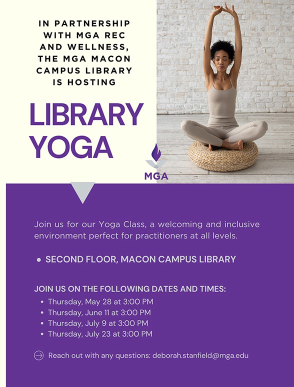 Flyer for the Macon Campus event with same info as description.