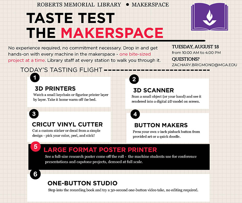 Flyer with same info as description for the Cochran Campus event.
