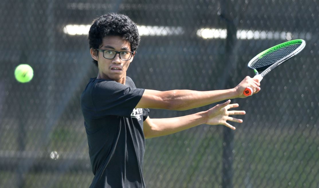 Middle Georgia State men's tennis student-athlete Naufal Kamaruzzaman.