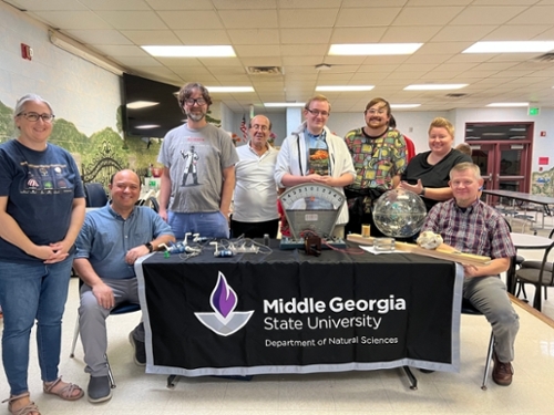 MGA's table at the annual Bleckley County Elementary Science Night.