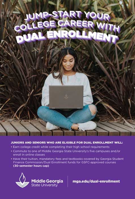 Dual Enrollment Poster. 