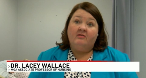 Dr. Lacey Wallace for WGXA. 