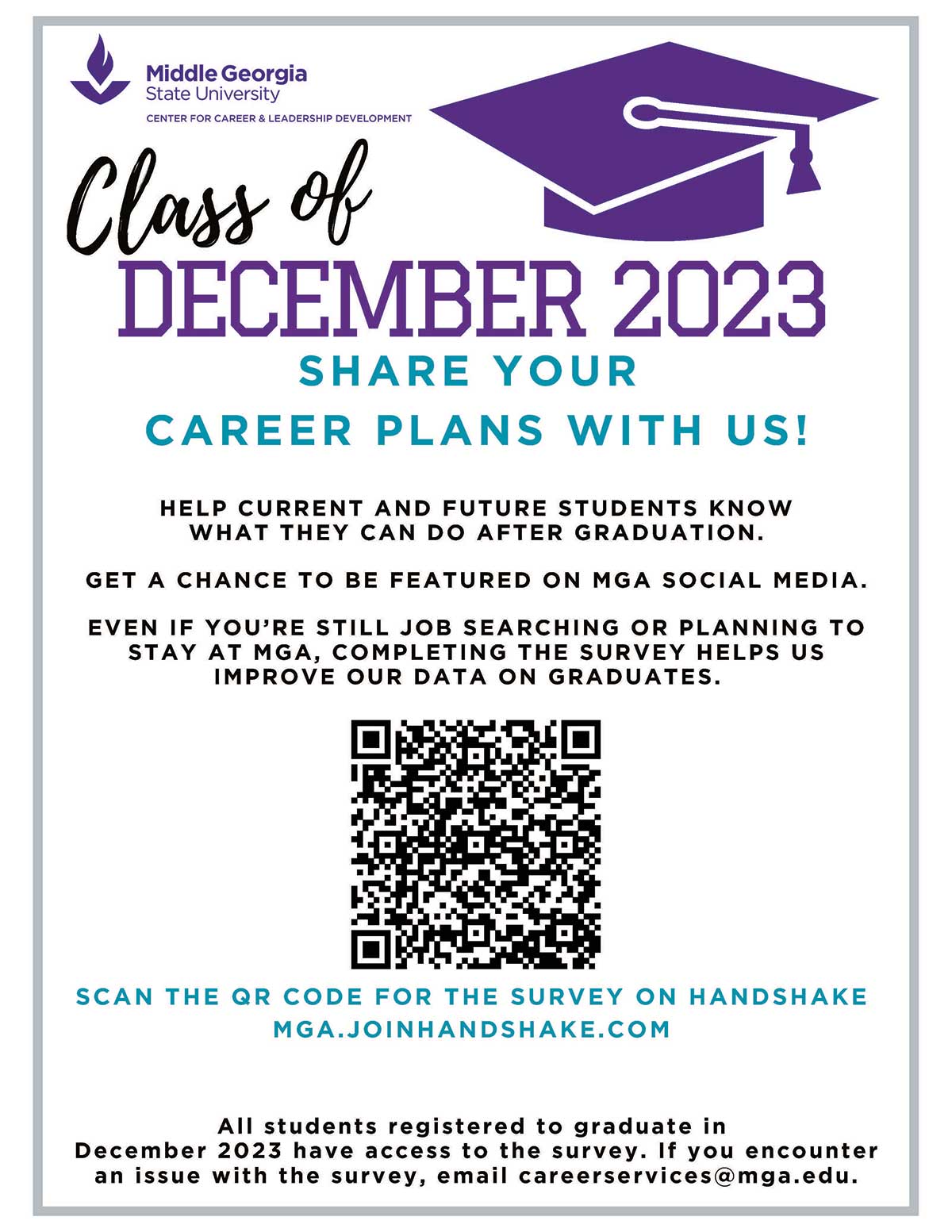 Fall 2023 Graduates: Share Your Career Plans in the First 