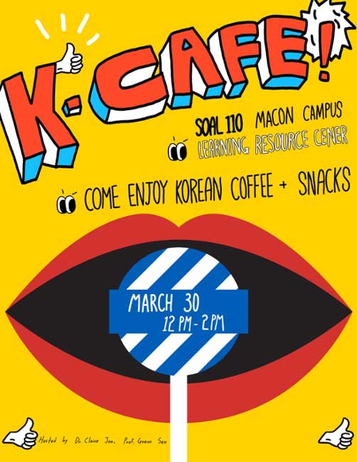 K-Cafe flyer.