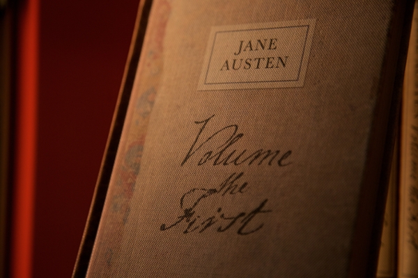 Title page in a book that reads "Jane Austen."