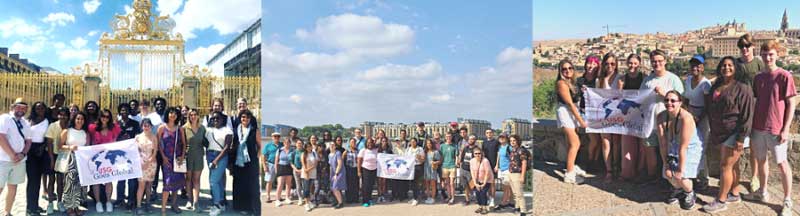 Faculty and students on USG Goes Global trips.