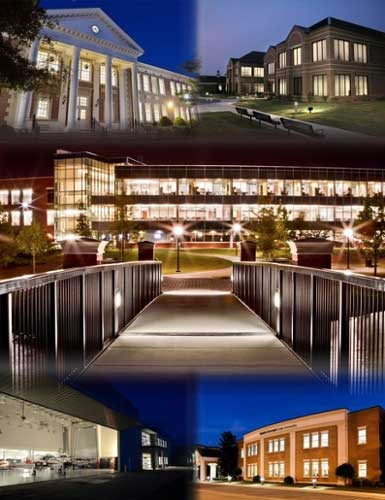 Collage of MGA's Macon, Cochran, Warner Robins, Eastman, and Dublin campuses.