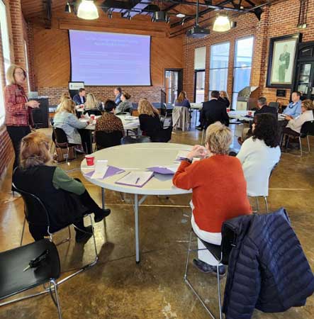 MGA hosts education leaders at Lunch and Learn on the Cochran Campus.