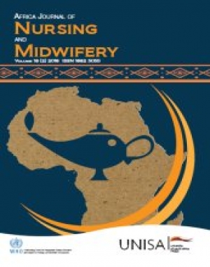 Cover of the Africa Journal of Nursing and Midwifery.