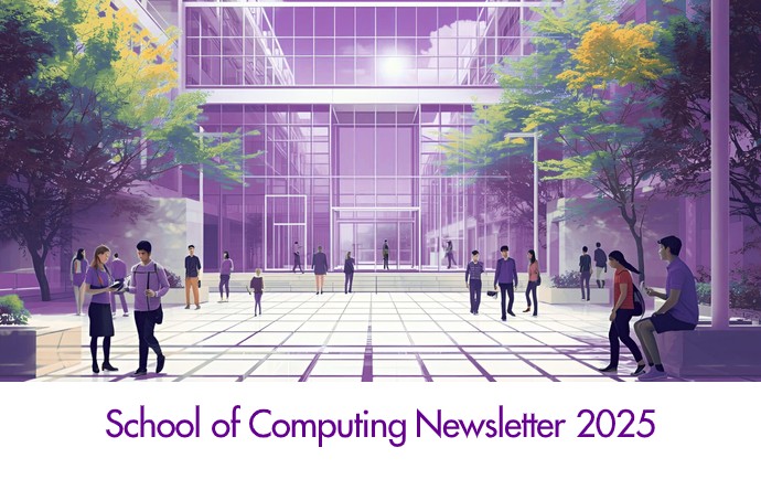 The School of Computing Newsletter's October issue highlights recent student and alumni achievements, faculty research and honors, community partnerships, and upcoming events that showcase innovation and engagement within the School. 