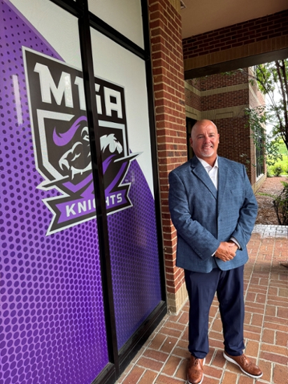 Dr. Doug Rizer on MGA's Warner Robins Campus.