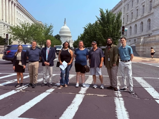 This summer, students and professors from MGA’s ITEC 4299/6299 course traveled to Washington, DC via Macon's Contour Airlines for a tour focused on cybersecurity and our nation's infrastructure. 