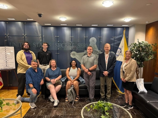 In addition to touring the United States Capitol, the White House, and monuments, students and professors visited the National Security Agency for lessons on cybersecurity. 