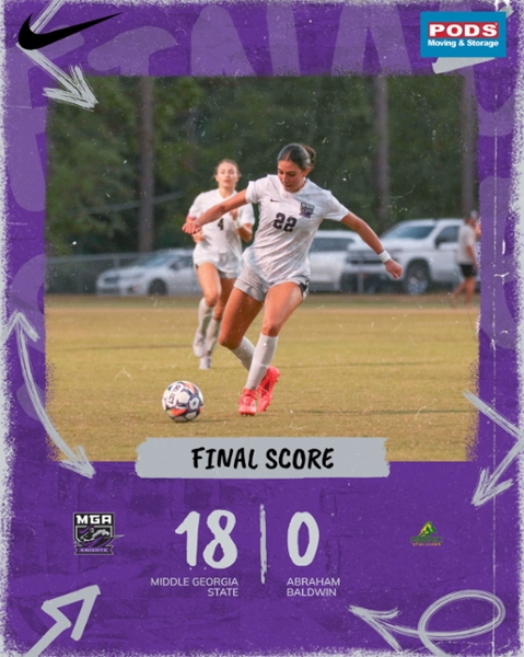 Knights' women's soccer beats ABAC 18-0.