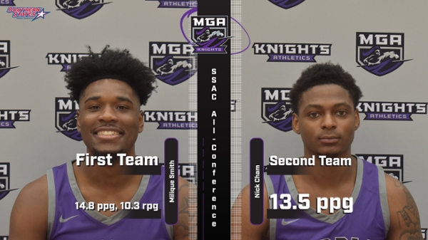 Milique Smith and Nick Cham named to SSAC First and Second Team All-Conference