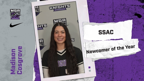 Madison Cosgrove named Newcomer of the Year.