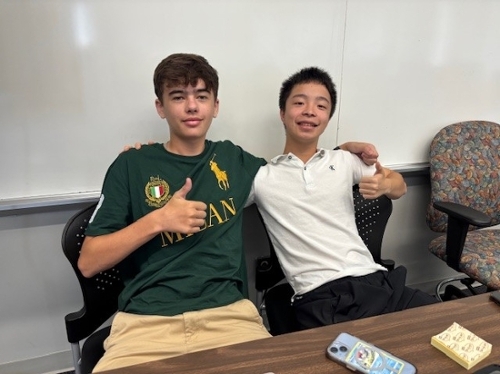 K12 learners pose for a photo at MGA summer coding lab.
