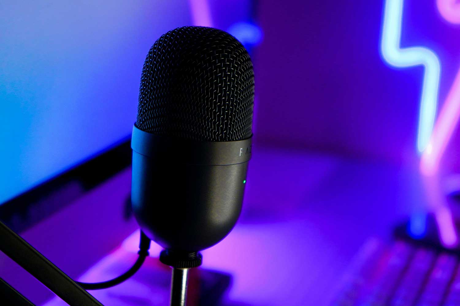Podcast microphone. 