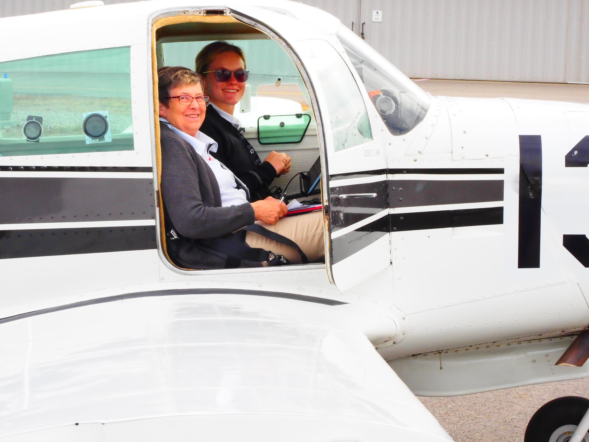 Middle Georgia State University (MGA) aviation management major Annabelle Kellogg finished strong in the 2025 Air Race Classic, placing fourth in the competition class alongside her co-pilot Gretchen Jahn.