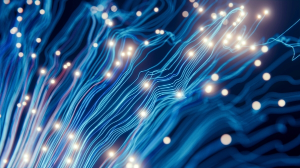 Close up of a computer circuit board. 