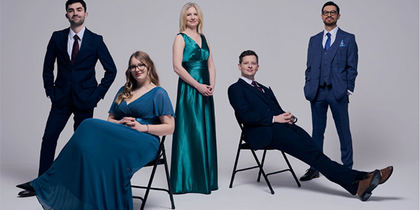 Image of the Apollo5 performance group against a white background.