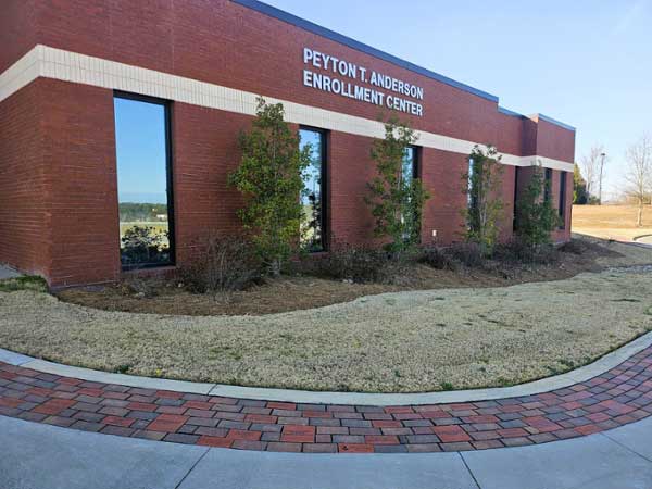 path of commemorative bricks