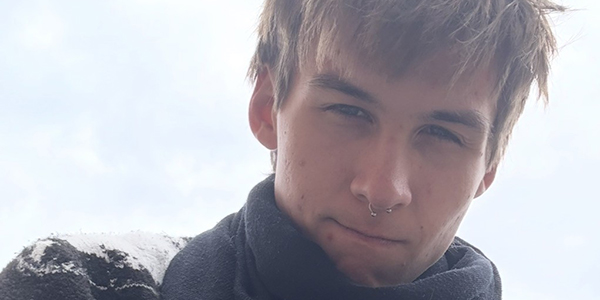 Selfie image of MGA student Christopher Cook.
