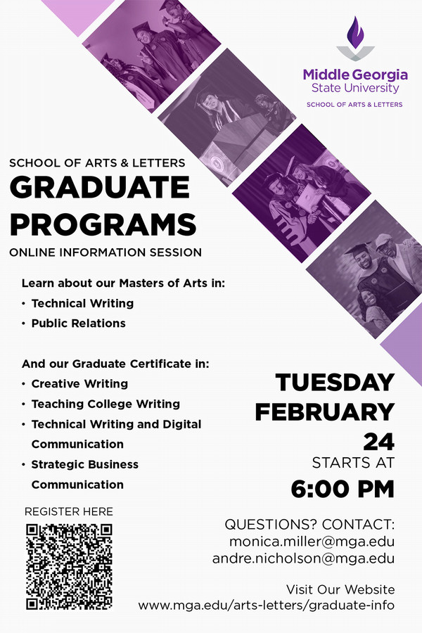 School of Arts & Letters Graduate Programs Online Info Session